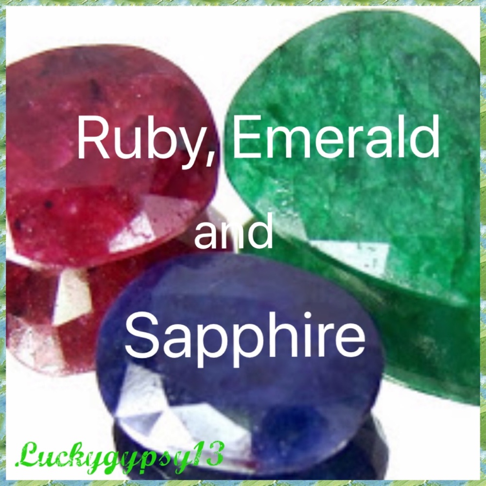 Indian Emerald Ruby Sapphire Jewelry